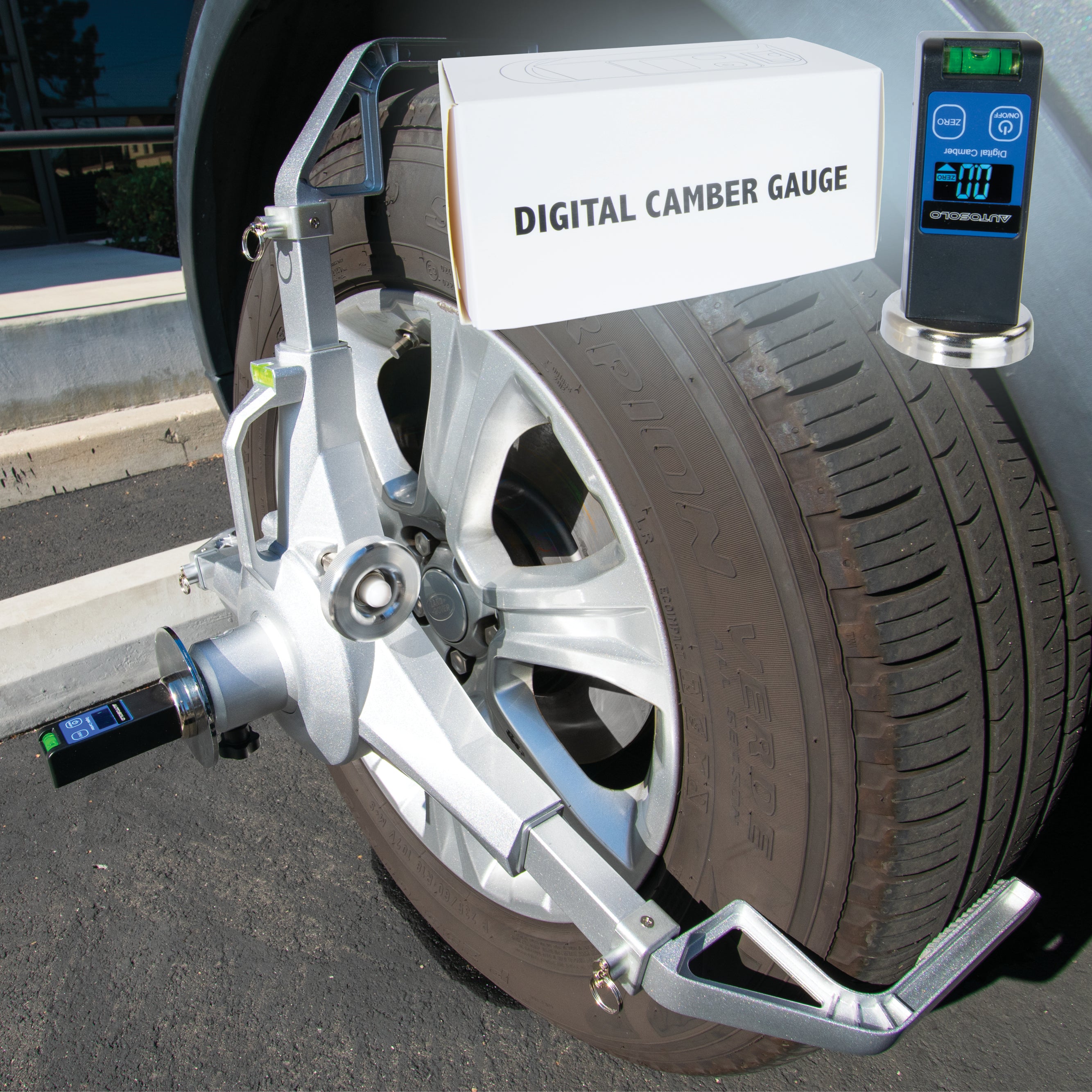 Digital Camber and Caster Gauge with LCD Display