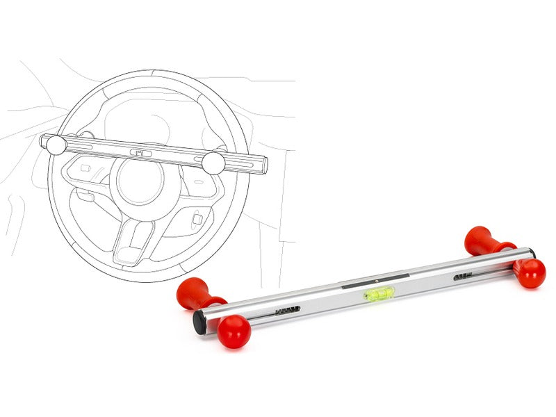 Line drawing of the ASSTL1 level on a steering wheel, with the level below it