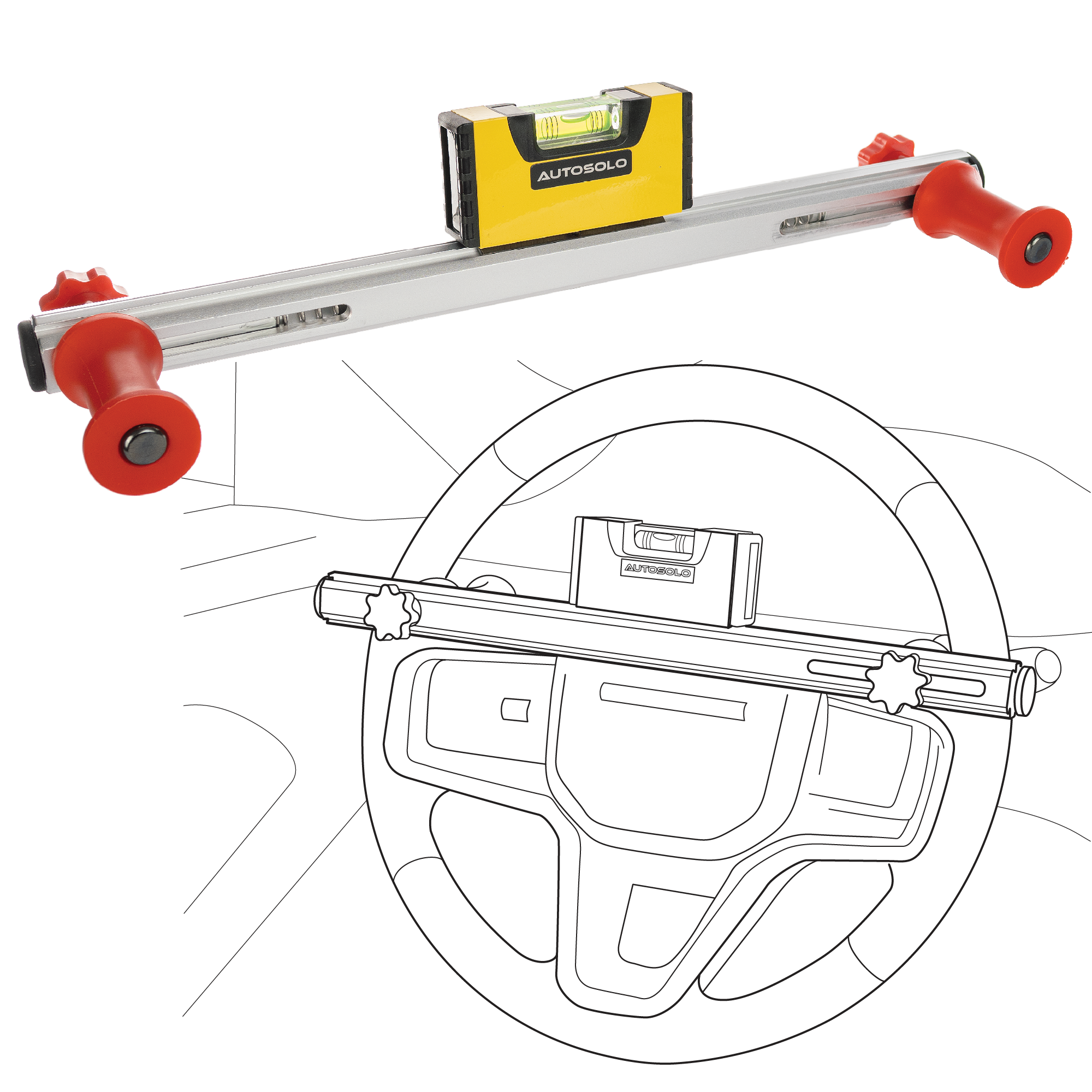 Steering Wheel Level Alignment Tool