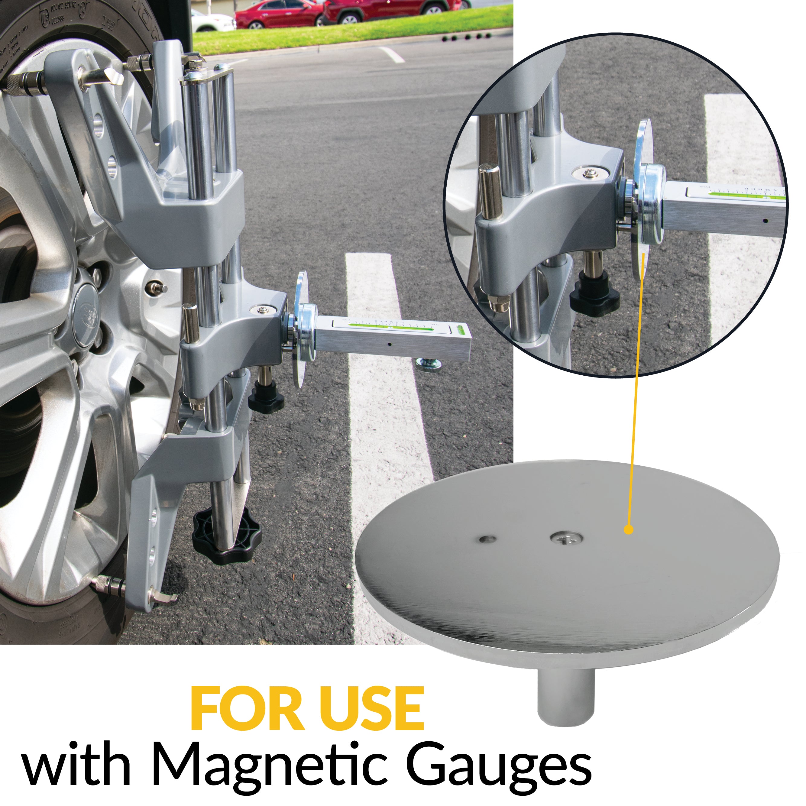 Alignment Wheel Clamp Replacement Magnetic Adapter Plate