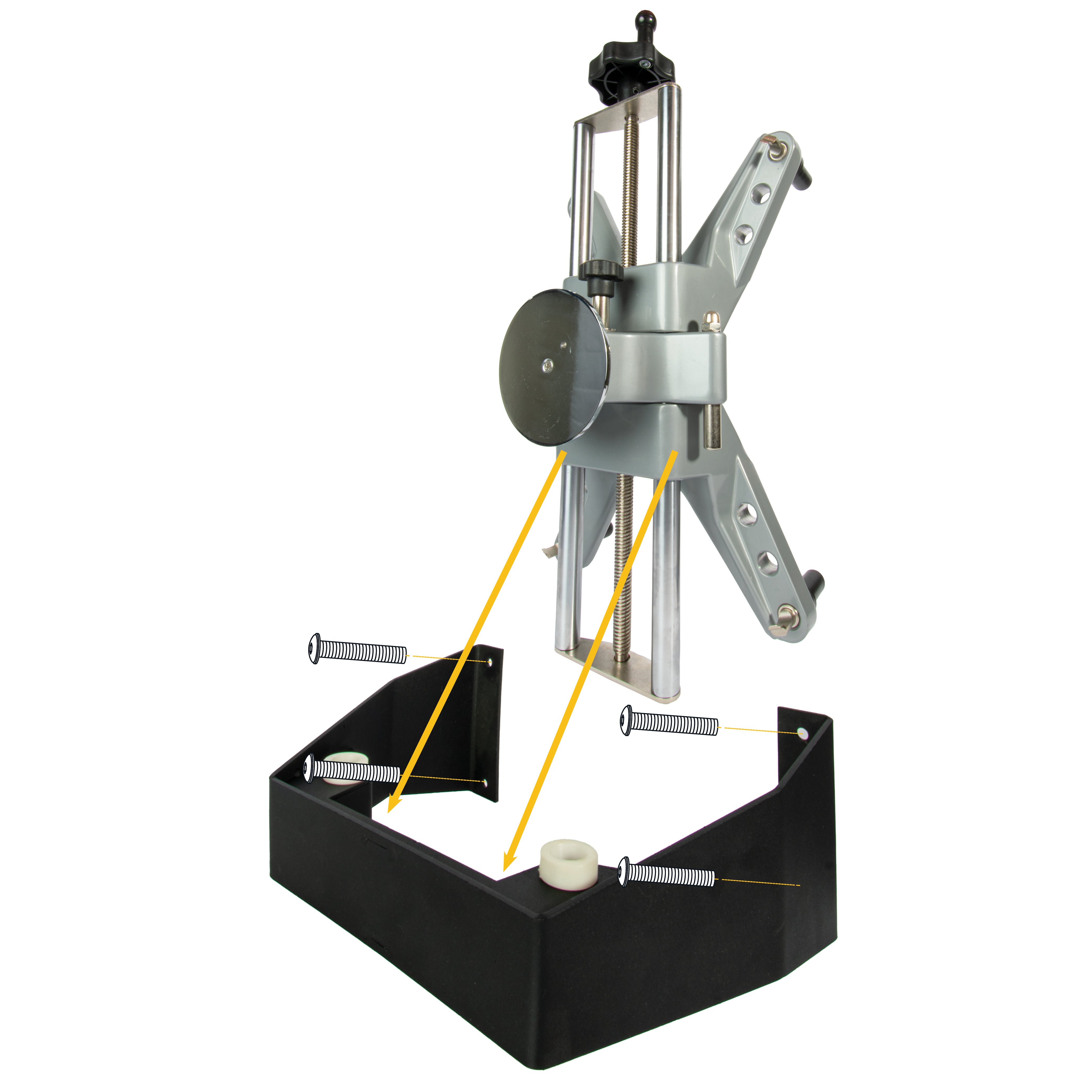 Heavy-Duty Wall Mount Rack for Wheel Clamp Tool