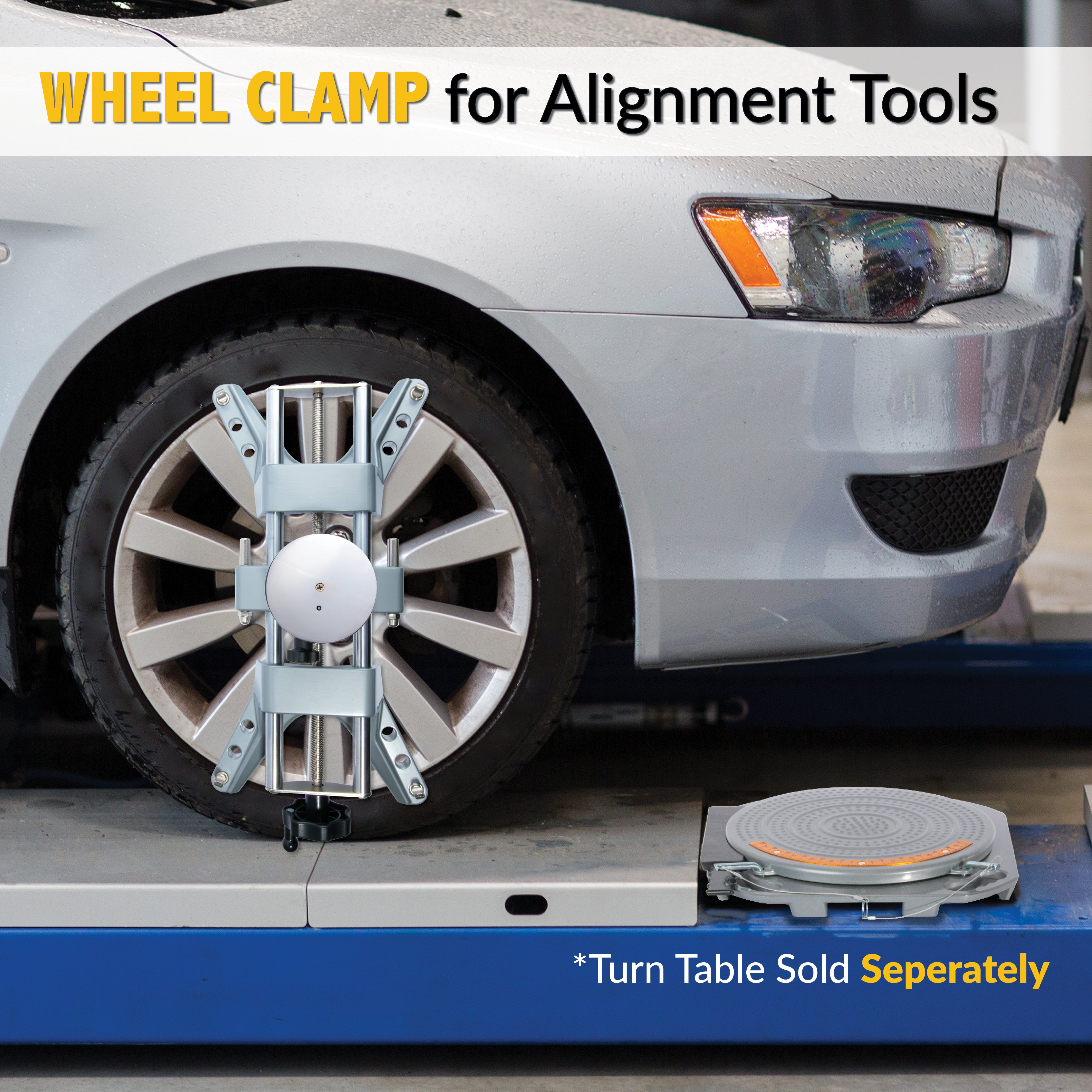 3D DSP Alignment Wheel Clamp & Magnetic Adapter for Camber Caster Gauges