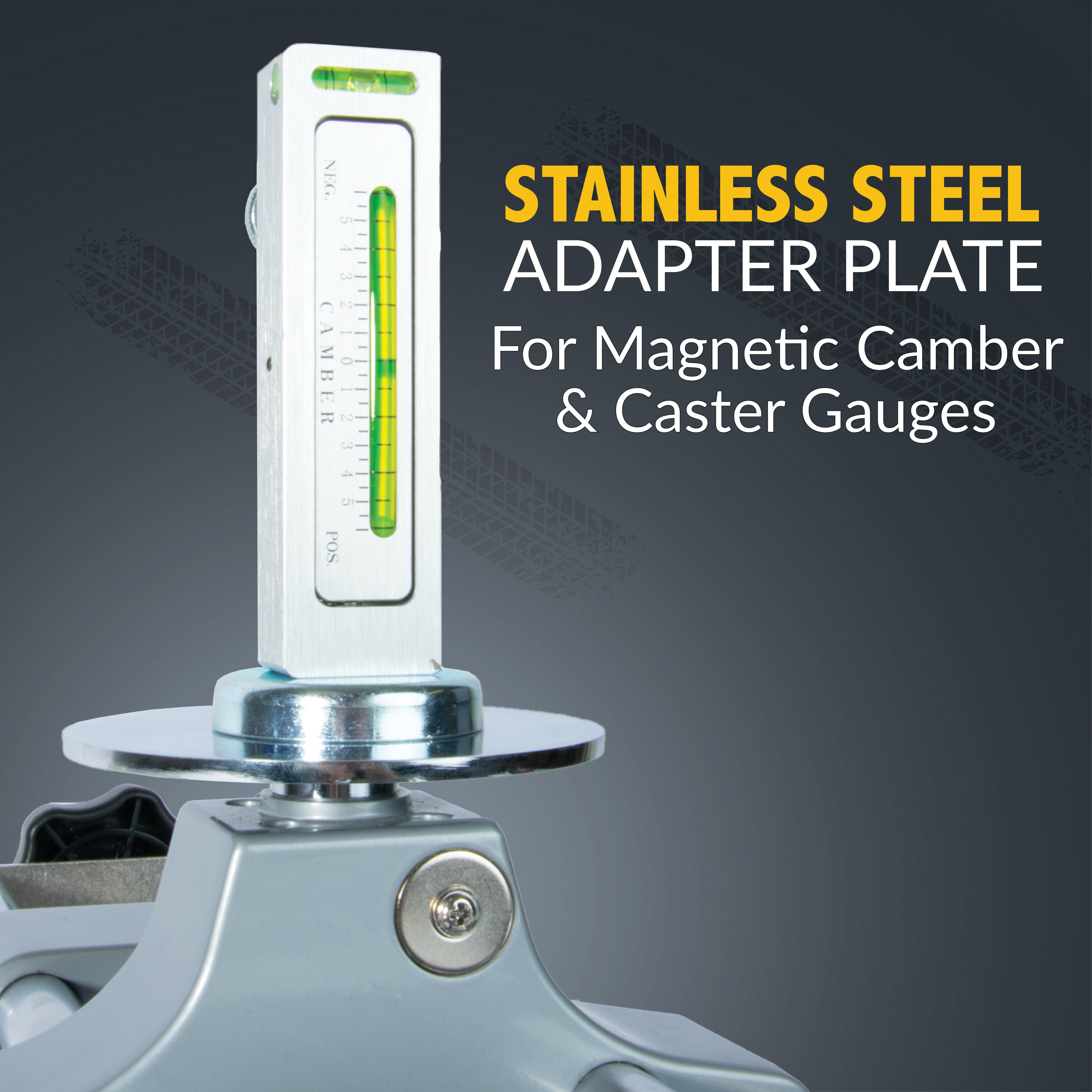 3D DSP Alignment Wheel Clamp & Magnetic Adapter for Camber Caster Gauges