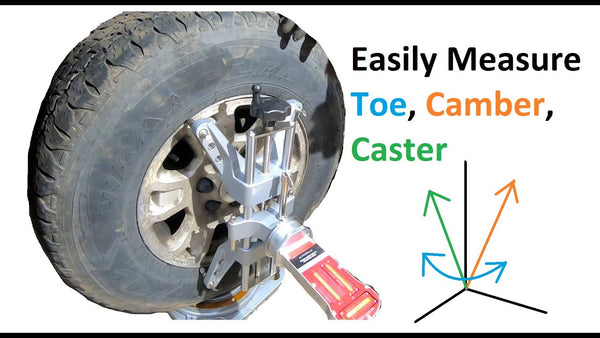 Measuring Caster, Camber & Kingpin Inclination