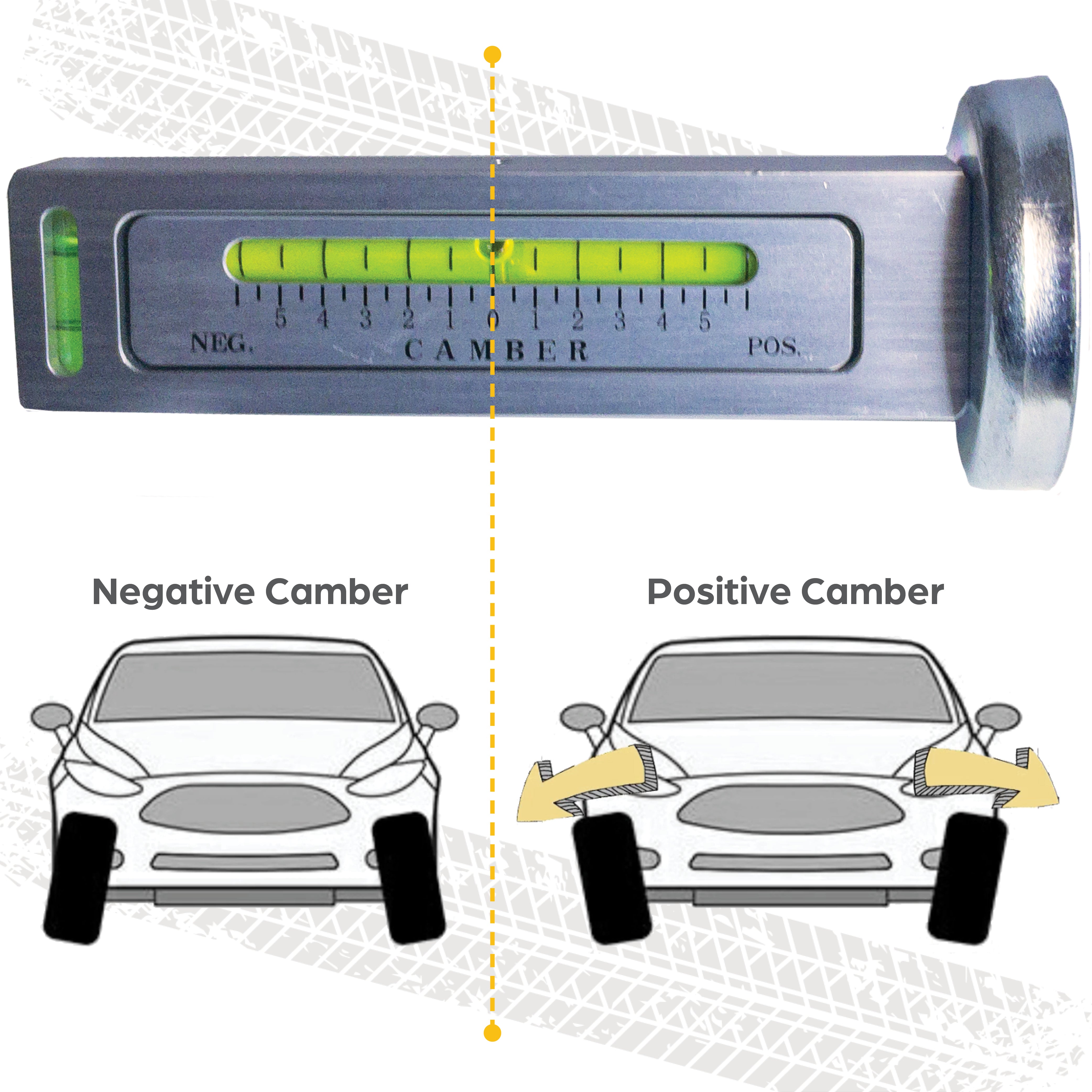 Magnetic Camber Alignment Gauge
