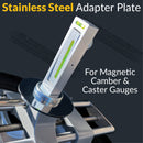 Wheel Alignment Wheel Clamp with Adapter Plate for Magnetic Gauges