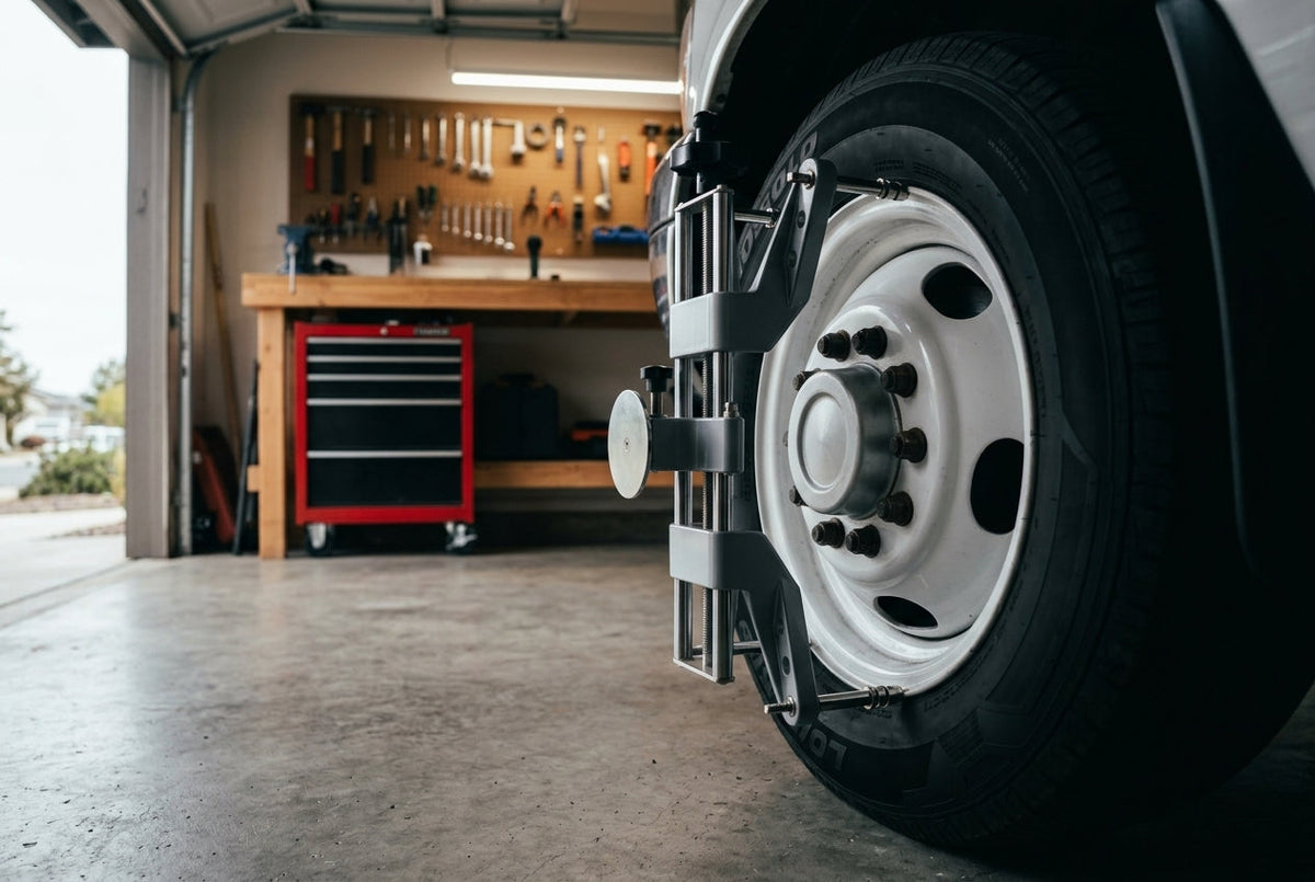 Will a Wheel Alignment Clamp Fit a Dually?