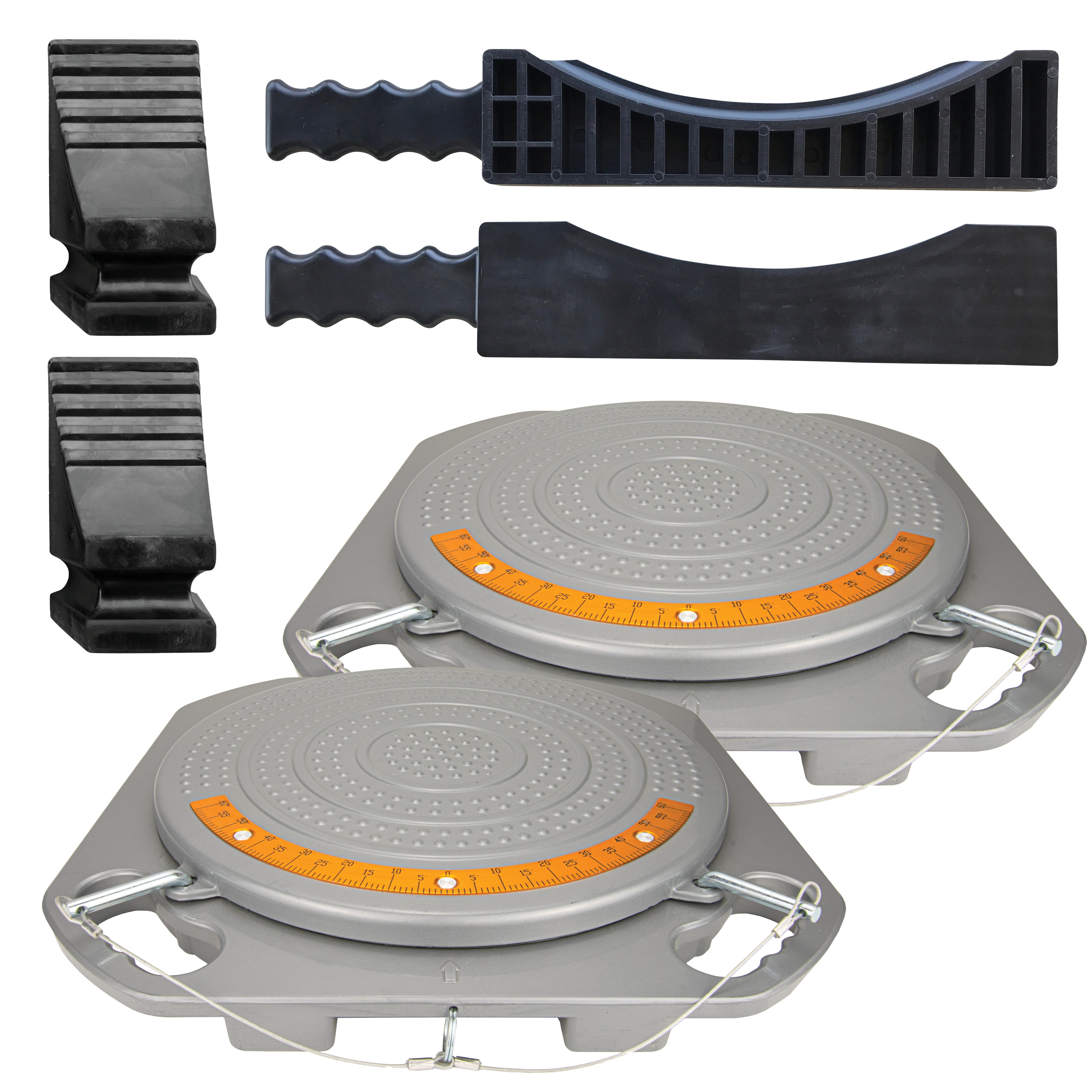 Wheel Alignment Turn Tables w/Accessories for Professional or Home Use ...