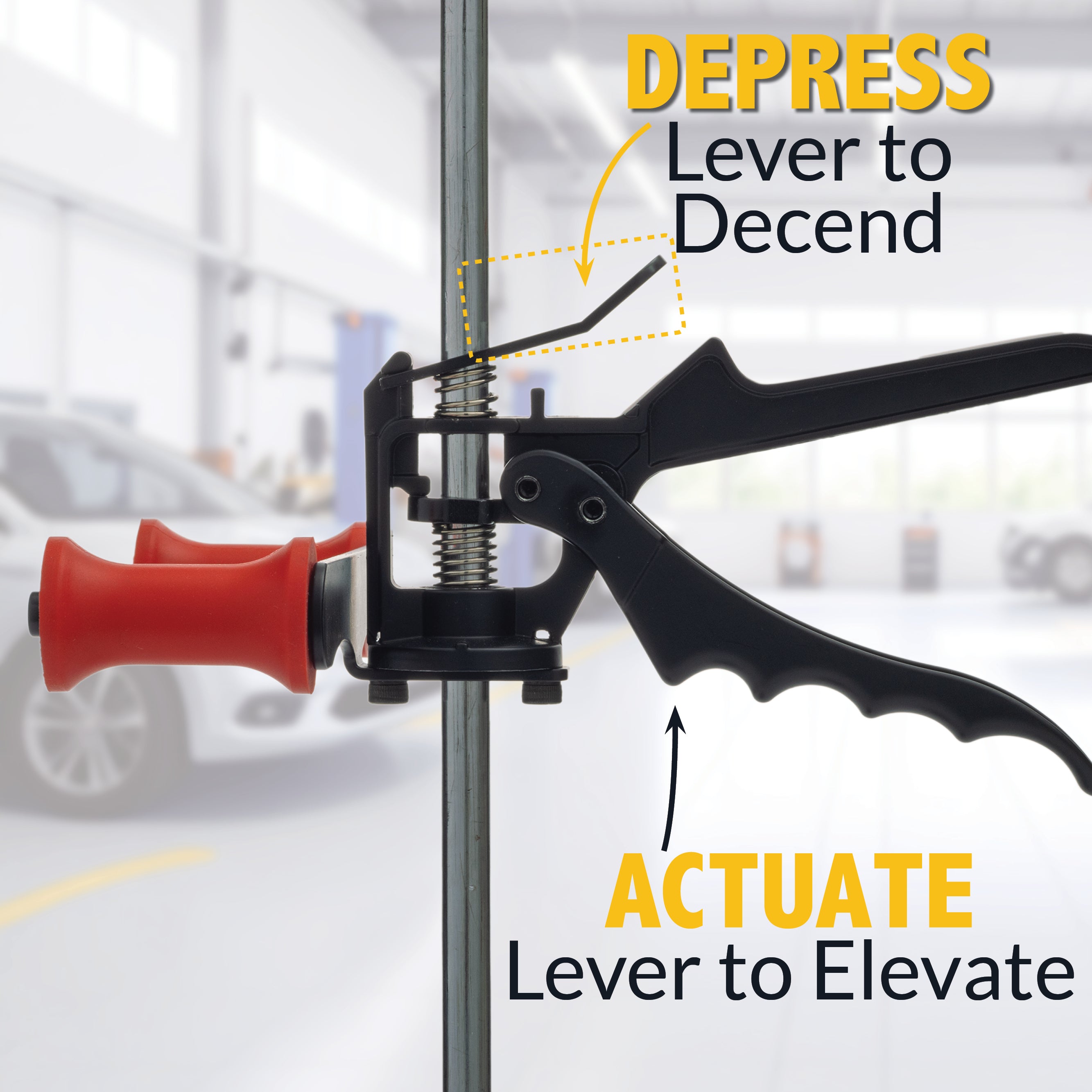 depress pedal Brake Pedal Depressor Tool