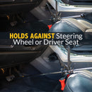 Adjustable Steering Wheel Holder & Brake Pedal Depressor