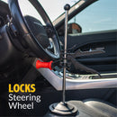 Adjustable Steering Wheel Holder & Brake Pedal Depressor