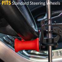 Adjustable Steering Wheel Holder & Brake Pedal Depressor