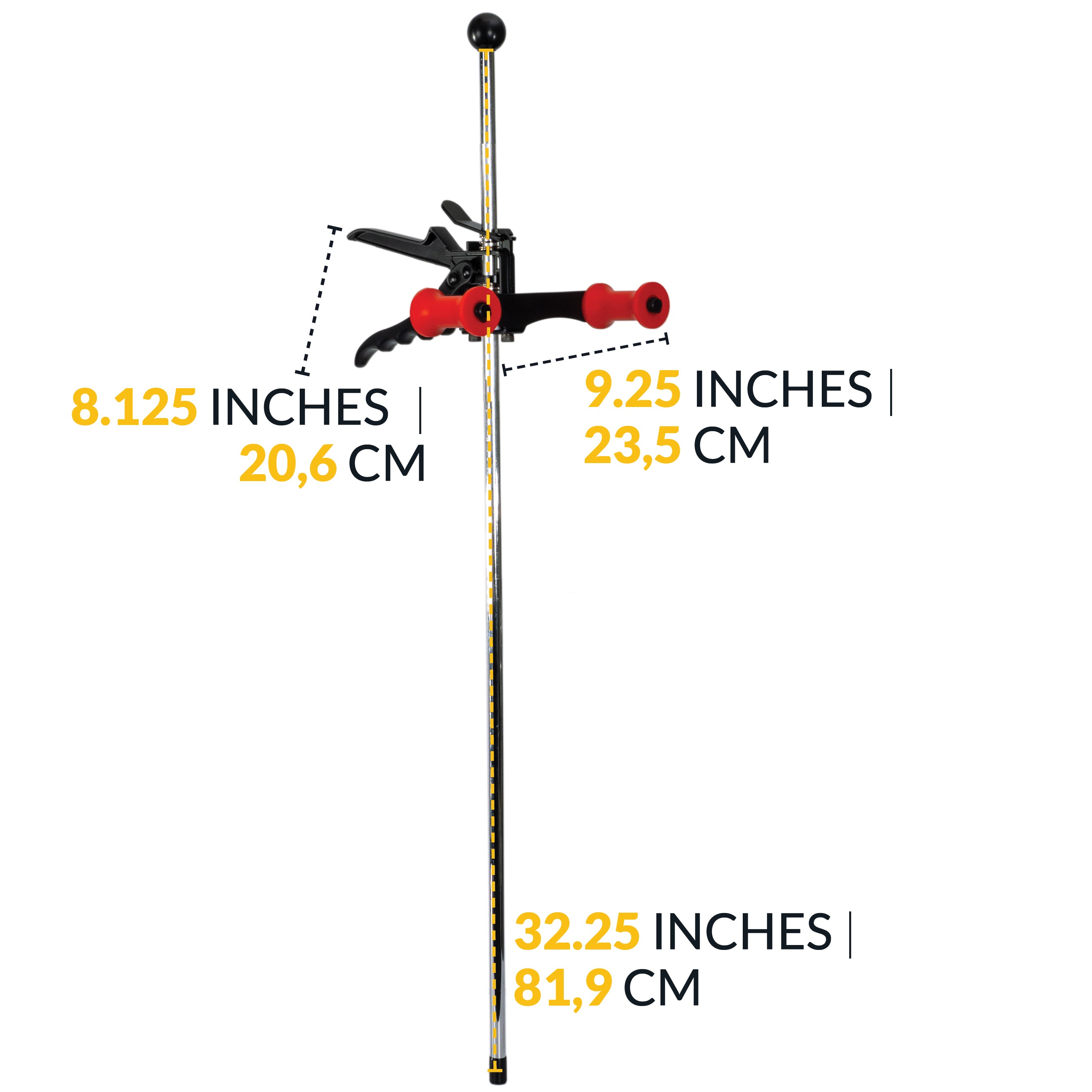 Adjustable Steering Wheel Holder & Brake Pedal Depressor