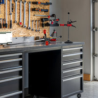 Adjustable Steering Wheel Holder & Brake Pedal Depressor