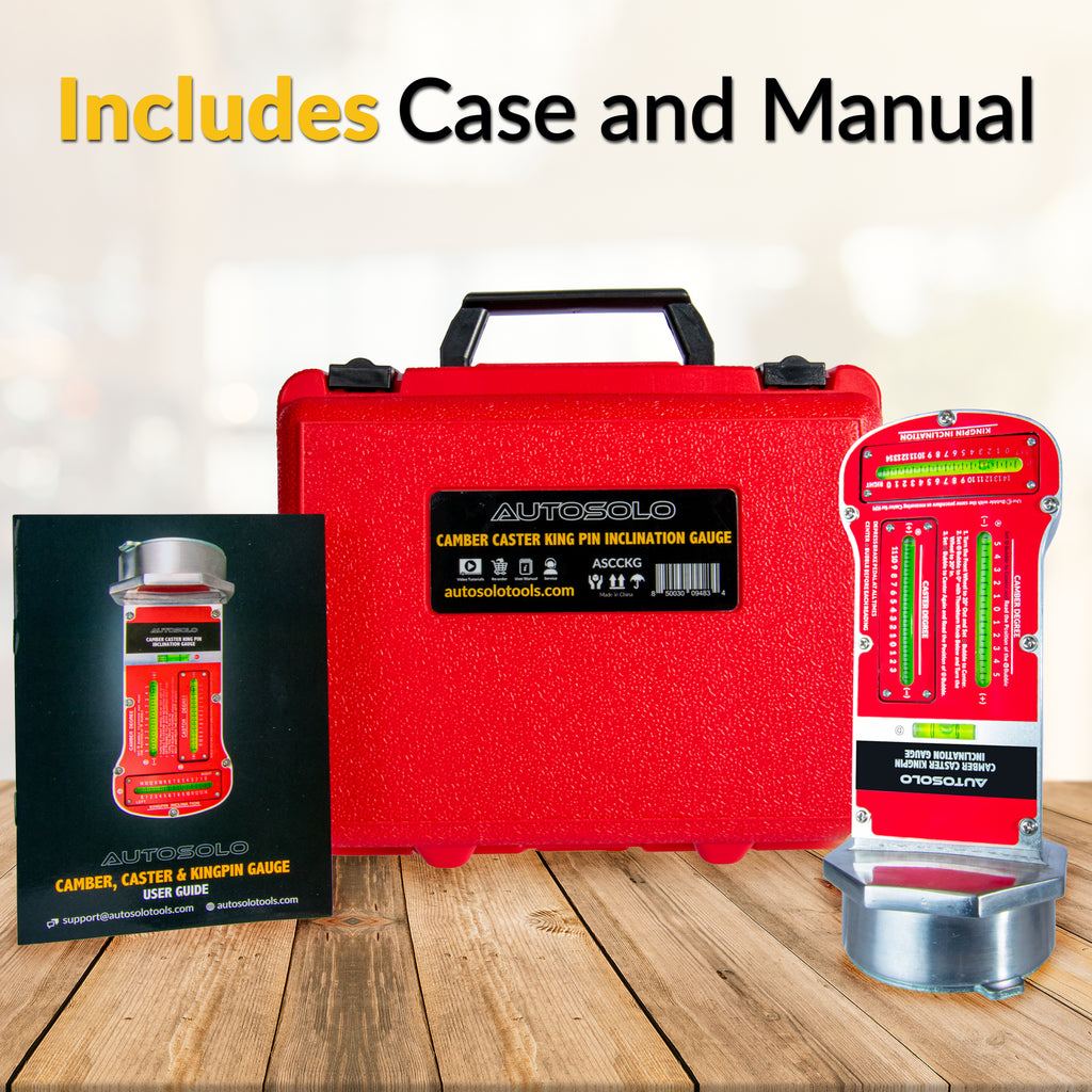 Magnetic Camber, Caster & Kingpin Inclination Wheel Alignment Gauge ...