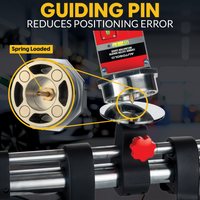 [OPEN BOX] AutoSolo Magnetic Camber, Caster & Kingpin Inclination Wheel Alignment Gauge