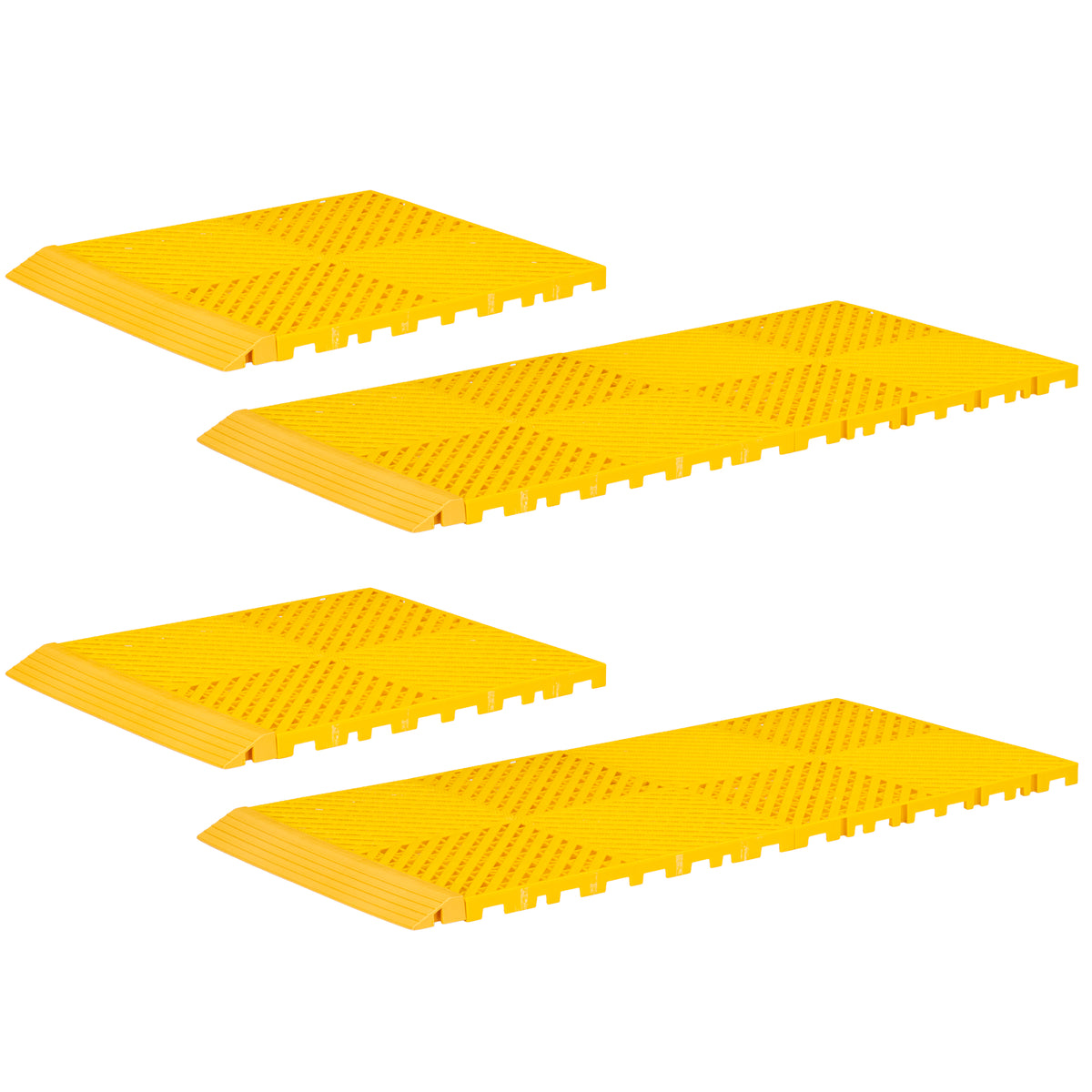 Drive Ramp Front View Drive-On Alignment Ramps for Turn Plates | AutoSolo