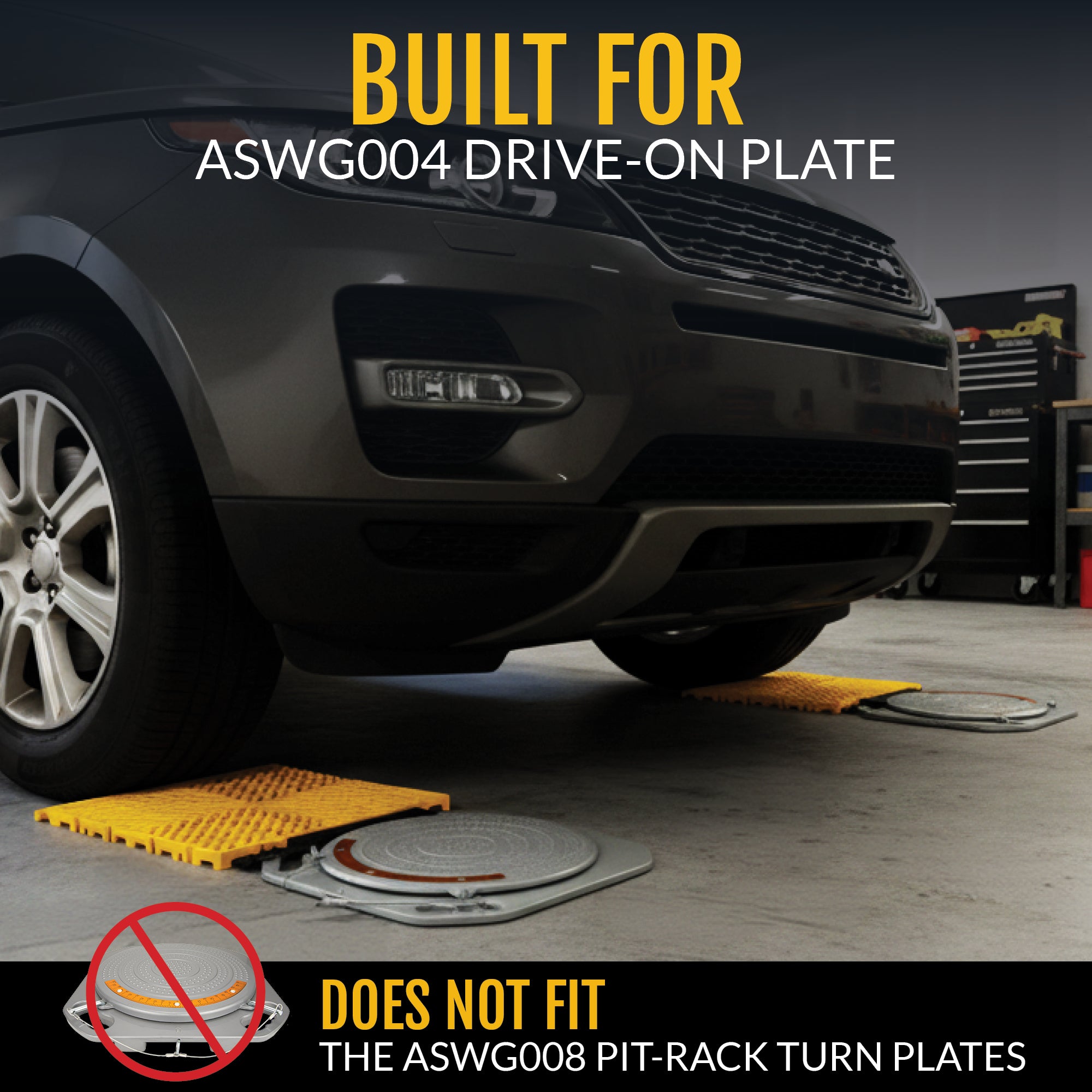 Drive-On Ramps for ASWG004 Low Profile Turn Plates