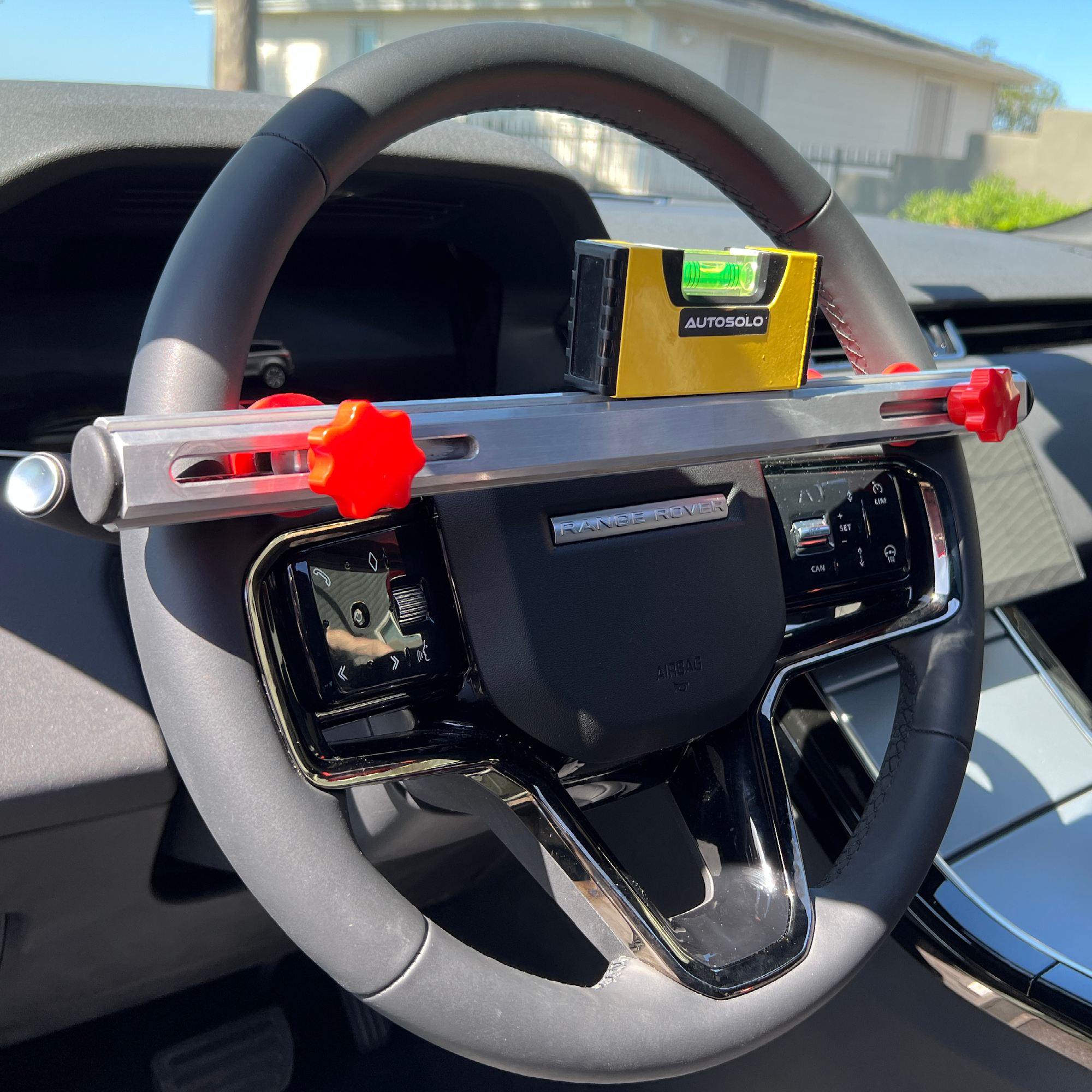 Steering Wheel Level Alignment Tool with Magnetic Torpedo Level
