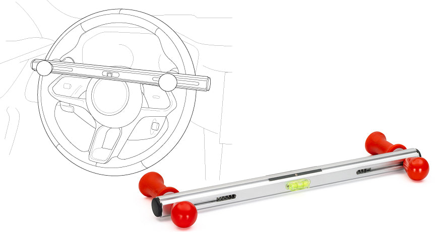 ASSTL1 Steering Wheel Level, analog bubble vial model