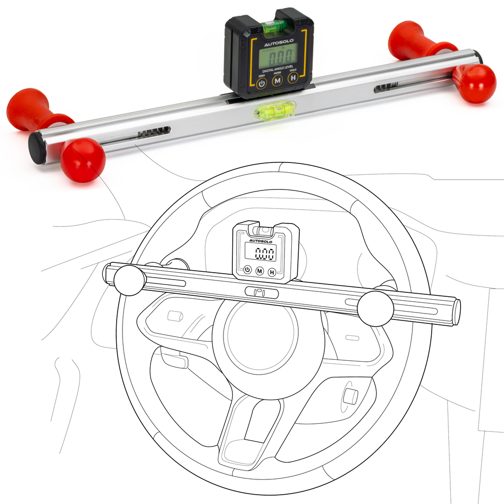 Steering Wheel Level with Digital Gauge | AutoSolo