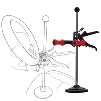 Adjustable Steering Wheel Holder & Brake Pedal Depressor