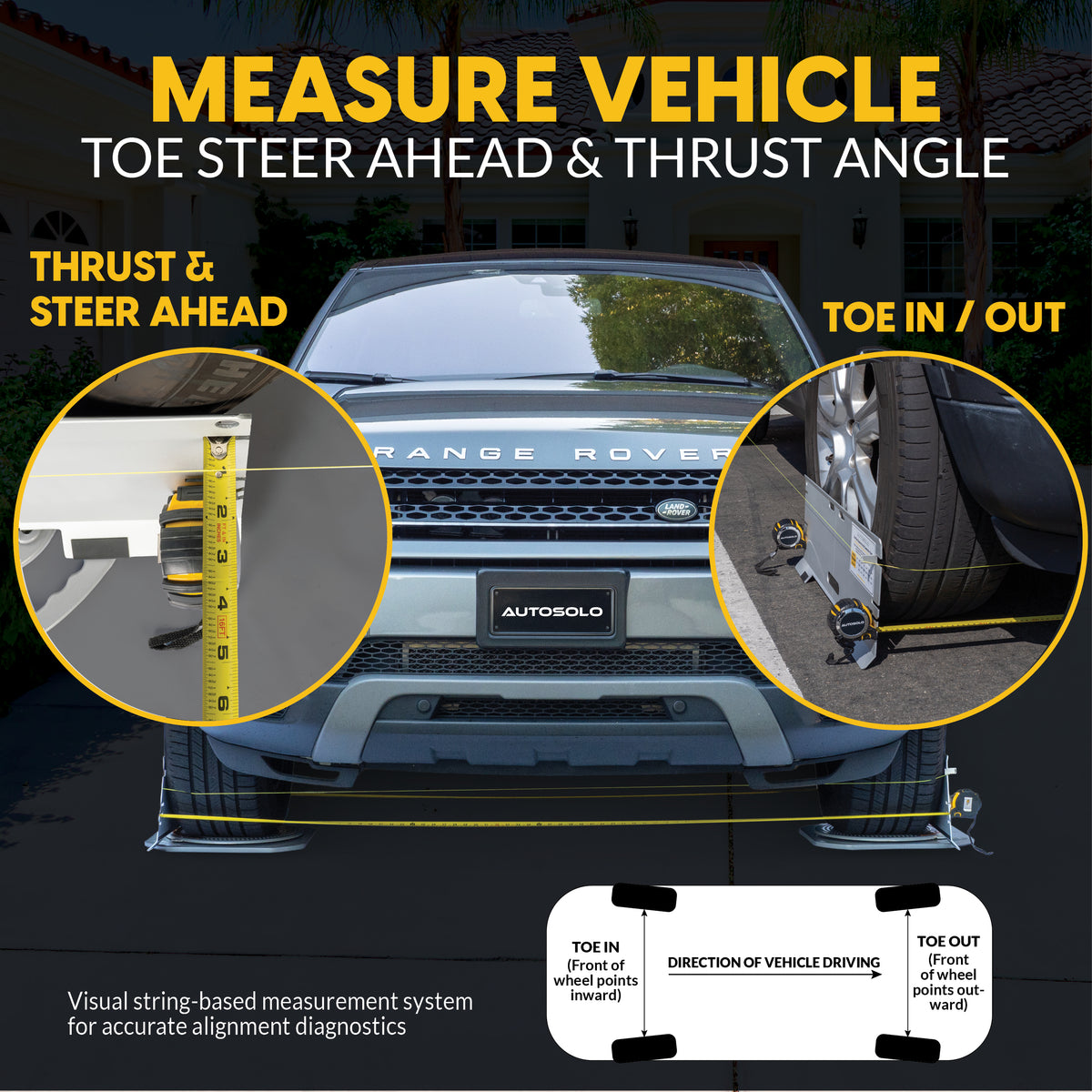 3-in-1 Toe Plates for Wheel Alignment | Toe, Steer & Thrust – AutoSolo
