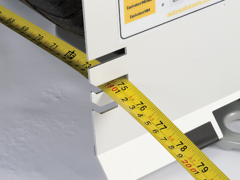 Toe measurement with ASTPSETX toe plates