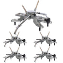 AutoSolo wheel alignment clamp with tire tread grips, four pack