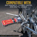 3D DSP Wheel Alignment Clamp with Tire Tread Grip Extensions & Magnetic Adapter
