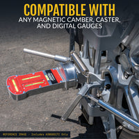 3D DSP Wheel Alignment Clamp with Tire Tread Grip Extensions & Magnetic Adapter