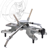 3D DSP Wheel Alignment Clamp with Tire Tread Grip Extensions & Magnetic Adapter