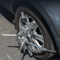 3D DSP Wheel Alignment Clamp with Tire Tread Grip Extensions & Magnetic Adapter