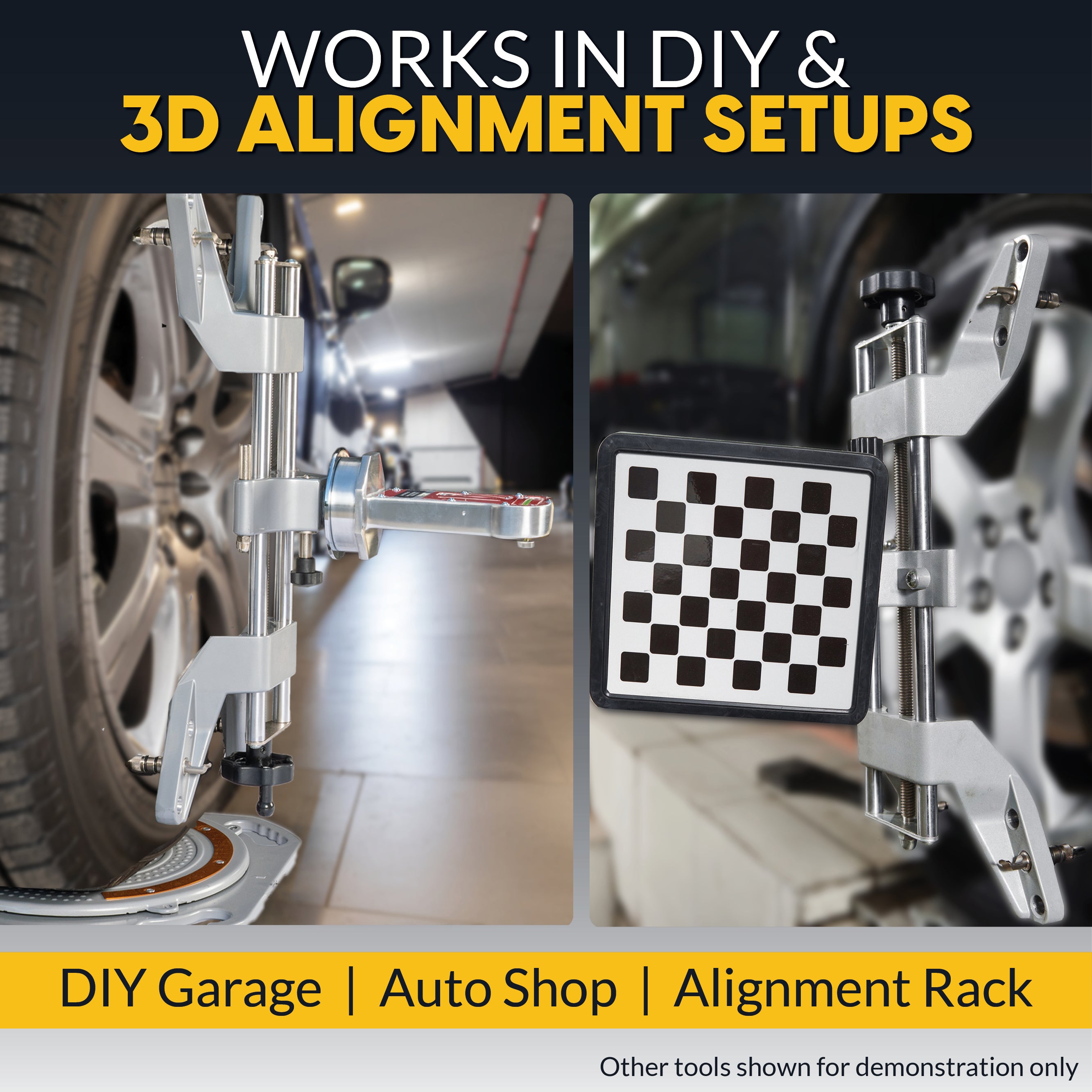 [OPEN BOX] 3D DSP Alignment Wheel Clamp & Magnetic Adapter