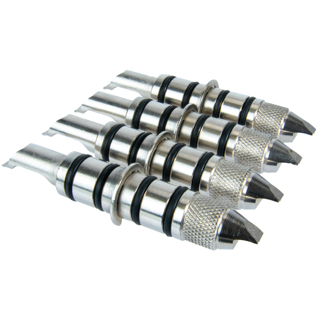 Rim Locator Pins for AutoSolo Wheel Clamp - Nickel Plated - 4 Pack