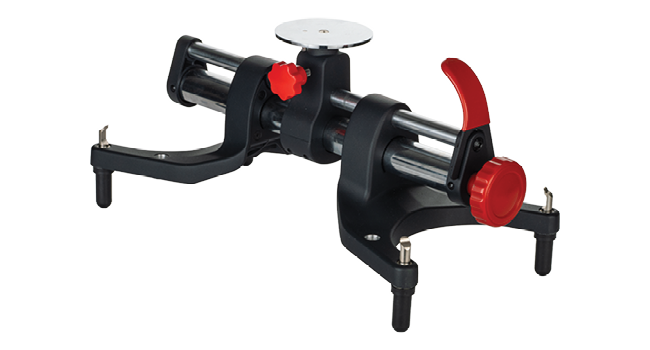 ASWG002 ONYX PRO clamp, matte black, angled view