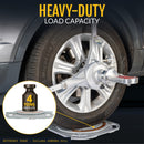 Wheel Alignment Turn Plates with Brass Finish Dial, 4 Ton Capacity, and Bonus Accessories (Pair)