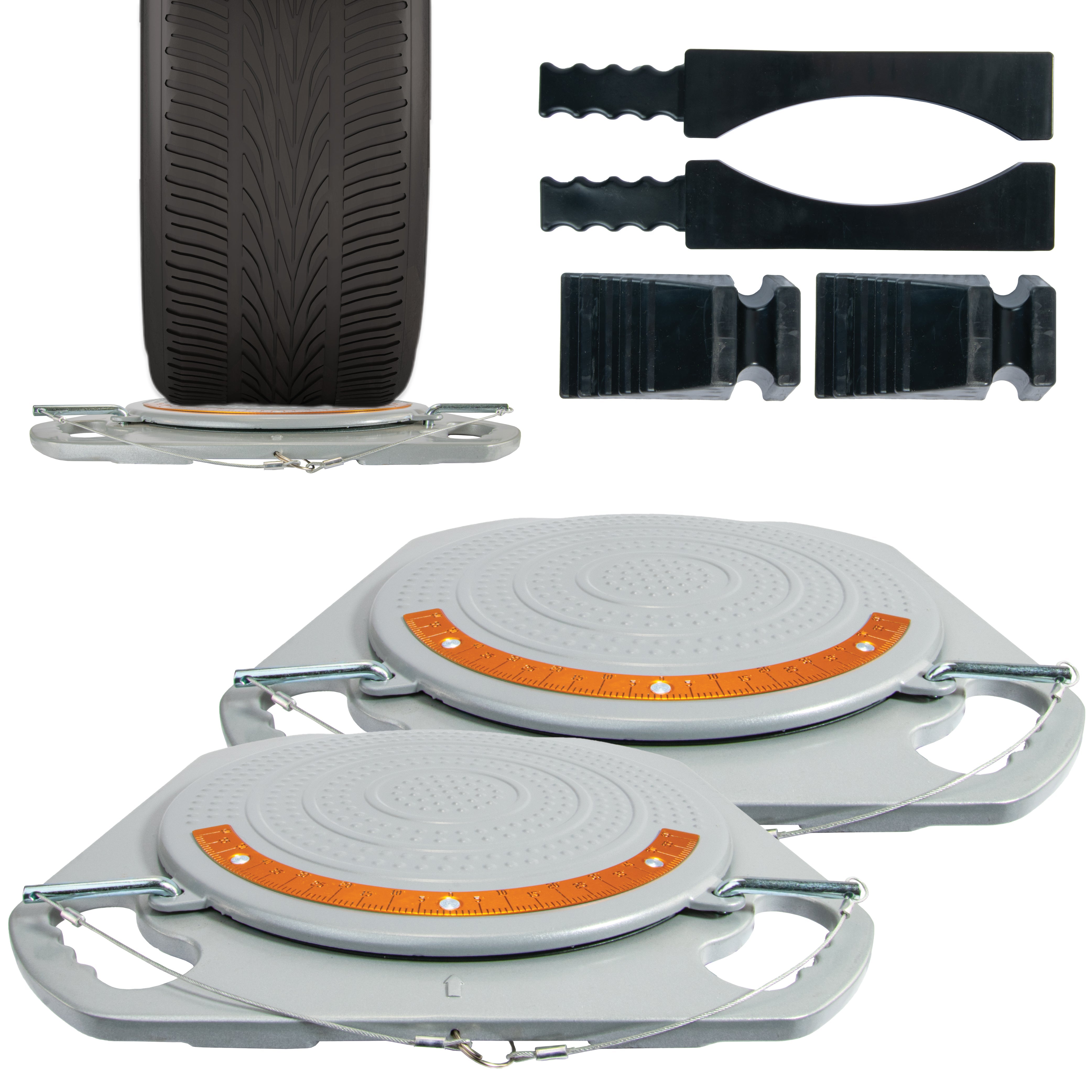 AutoSolo Wheel Alignment Bundle to Measure Camber, Caster, and Kingpin Inclination