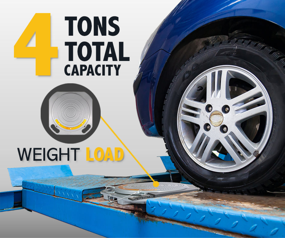 Wheel Alignment Rooling Table Wheel Alignment Turn Plates - Pit Rack and Drive On Models Available ...