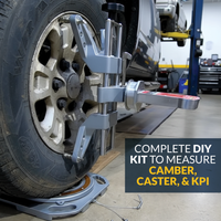 AutoSolo Wheel Alignment Bundle to Measure Camber, Caster, and Kingpin Inclination