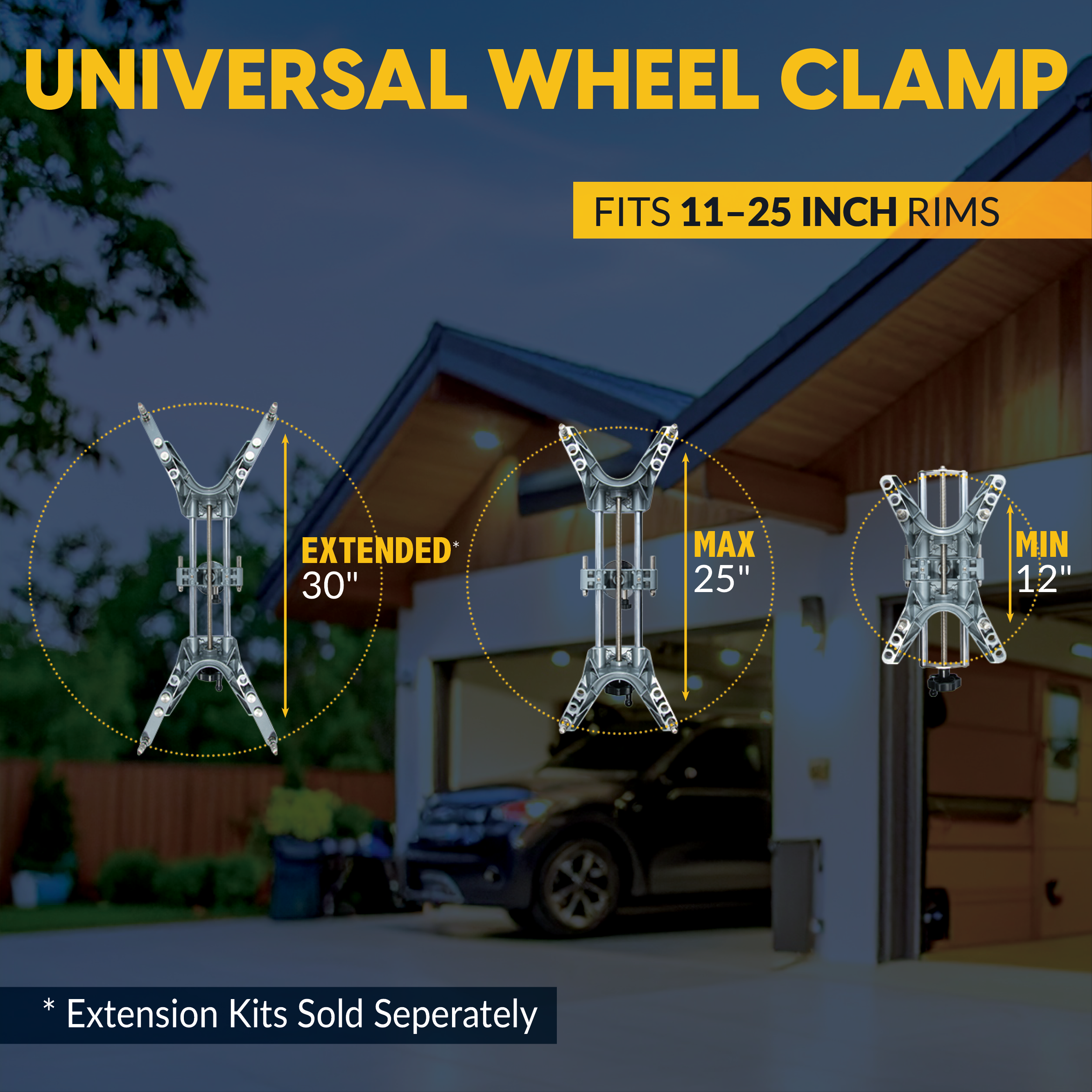 AutoSolo Wheel Alignment Bundle to Measure Camber, Caster, and Kingpin Inclination
