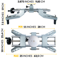 AutoSolo Wheel Alignment Bundle to Measure Camber, Caster, and Kingpin Inclination