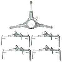 Wheel Alignment Calibration Tire Clamp with Magnetic Adapter Plate