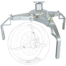 [OPEN BOX] Wheel Alignment Calibration Tire Clamp with Magnetic Adapter Plate