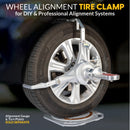 Wheel Alignment Calibration Tire Clamp with Magnetic Adapter Plate