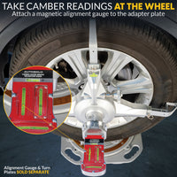 Wheel Alignment Calibration Tire Clamp with Magnetic Adapter Plate