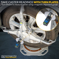 Wheel Alignment Calibration Tire Clamp with Magnetic Adapter Plate