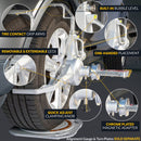 [OPEN BOX] Wheel Alignment Calibration Tire Clamp with Magnetic Adapter Plate