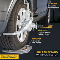 Wheel Alignment Calibration Tire Clamp with Magnetic Adapter Plate