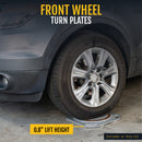 AutoSolo Comfort Wheel Alignment Kit, Camber Caster KPI Gauge, Turn Plates and Rear Ramps, Level Car, DIY Home Garage